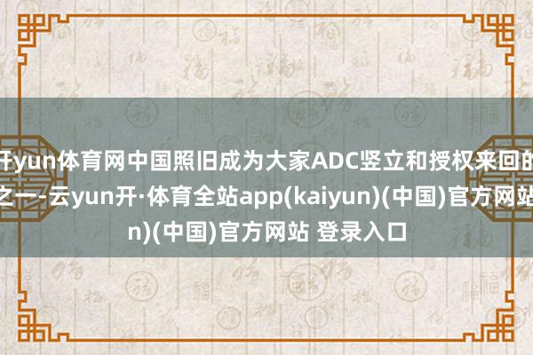 开yun体育网中国照旧成为大家ADC竖立和授权来回的主要国度之一-云yun开·体育全站app(kaiyun)(中国)官方网站 登录入口